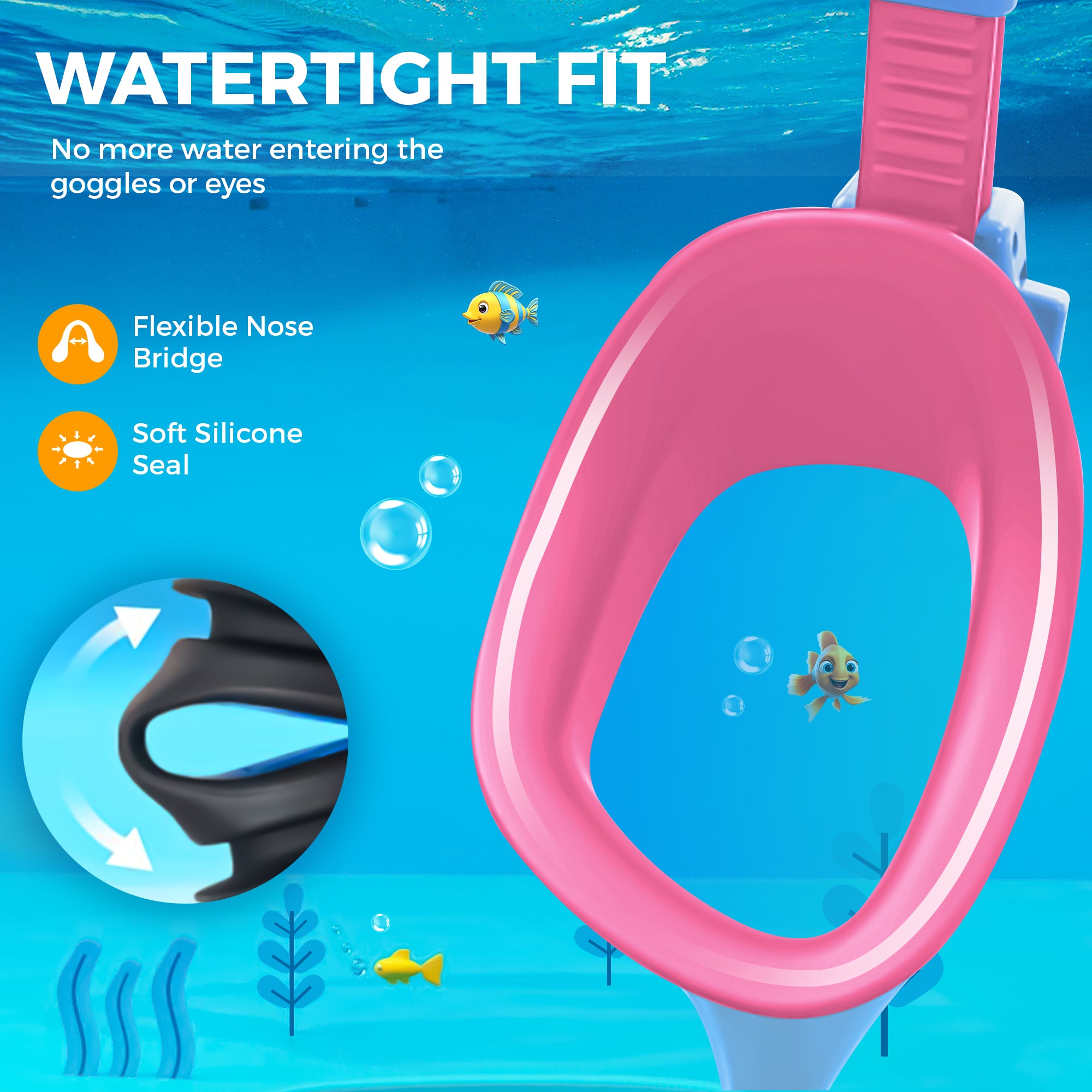 Kyrox Kids Swim Goggle Purple