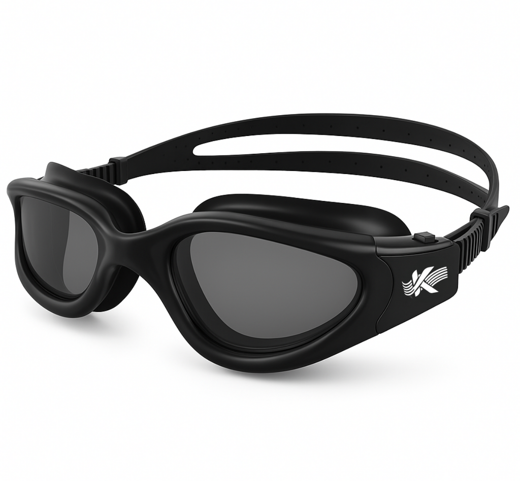 Kyrox Swim Goggle - Origin Series - Unisex - Anti Condens and UV protection - Black