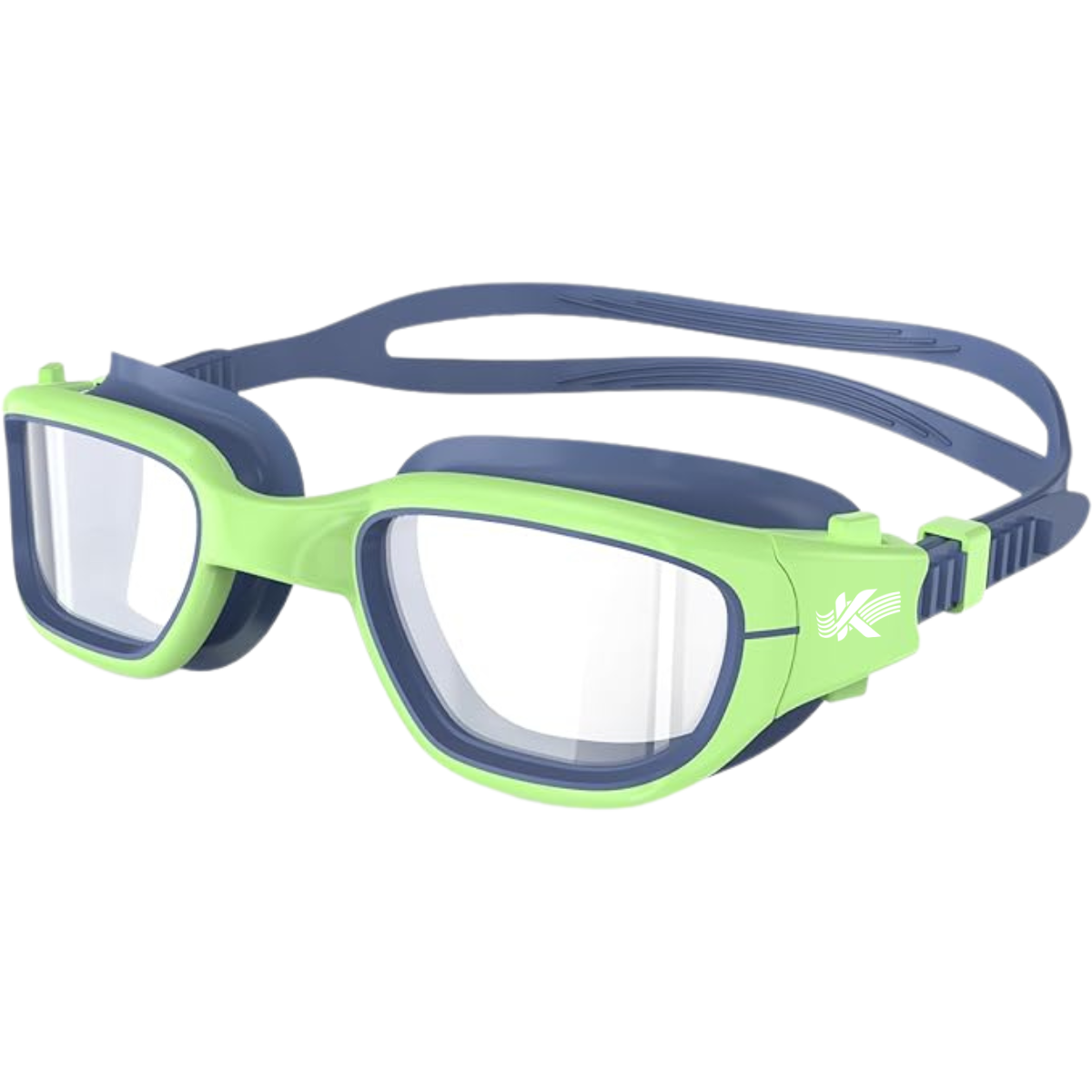 Kyrox Kids Swim Goggles – Leakproof, Anti-Fog, UV Protection (6–14 yrs) - Green