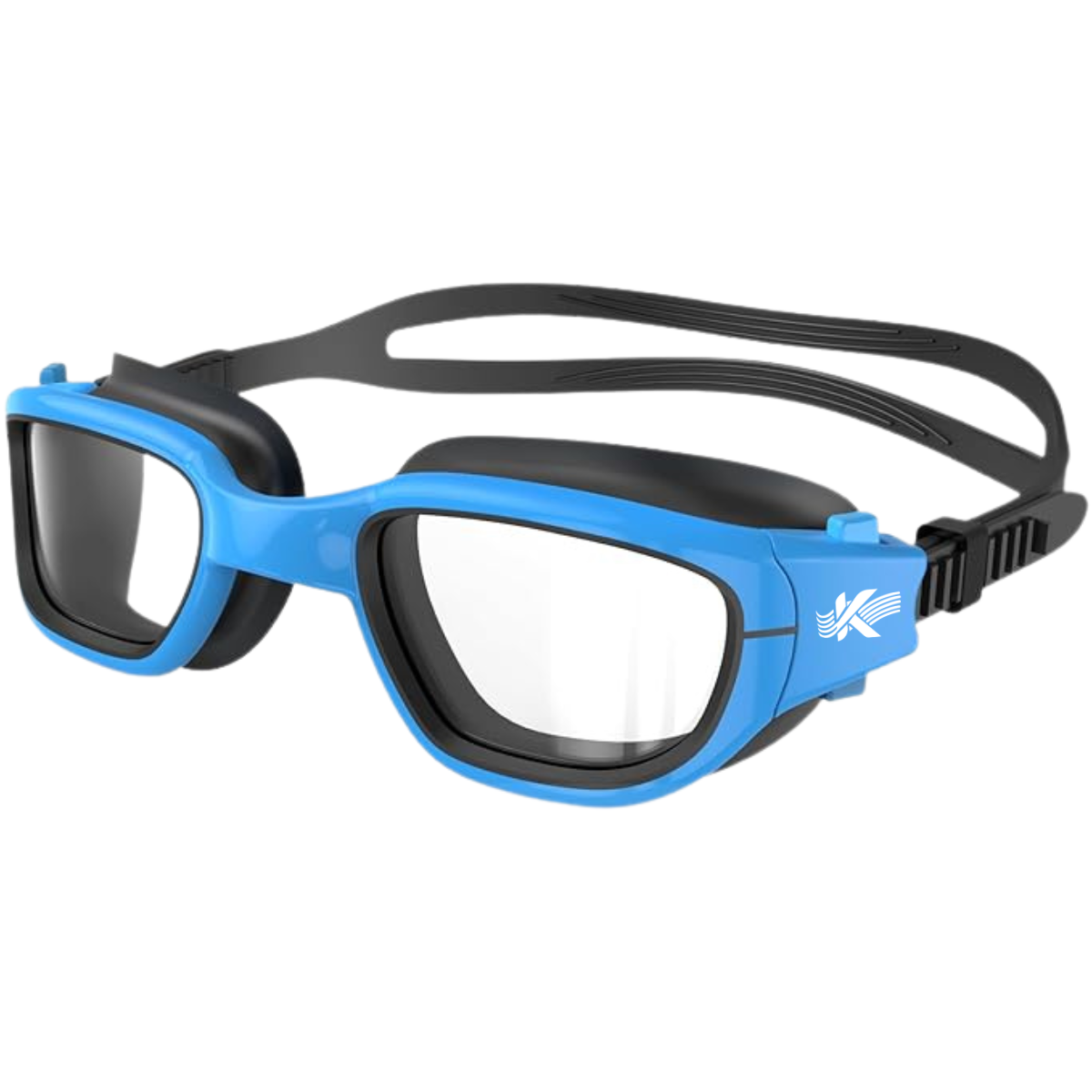 Kyrox Kids Swim Goggles – Leakproof, Anti-Fog, UV Protection (6–14 yrs) - Blue